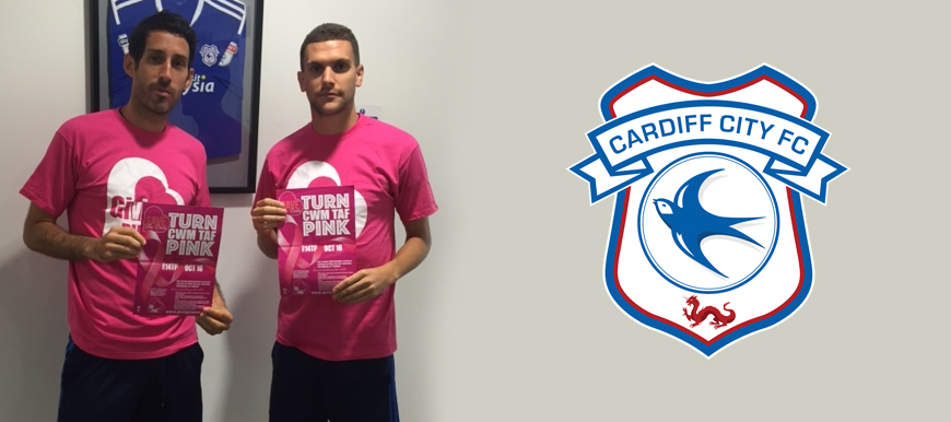 Cardiff City FC players Peter Whittingham & Stuart O’Keefe