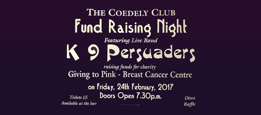 The Coaedely Club Fund Raising Night