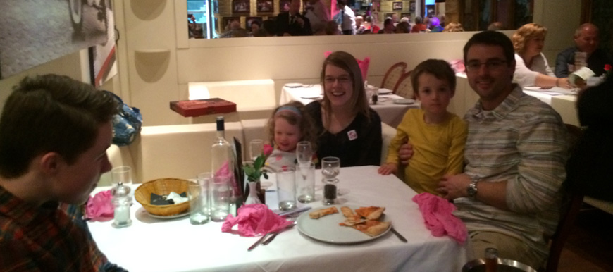 Fantastic fun at Giving to Pinks family and friends lunch