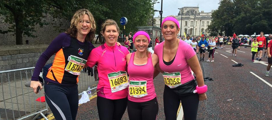 Well Done our “Giving to Pink” Half Marathon ladies!