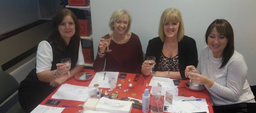 Thirty lovely ladies enjoyed Christmas coming early with a “Festive themed” Make Over Master Class at Debenhams