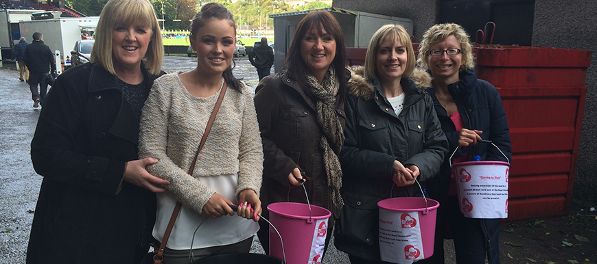 Breast Cancer Care Unit and Giving to Pink at Pontypridd RFC