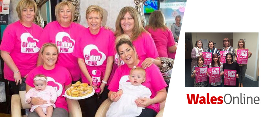 The day the South Wales Valleys looked pretty in pink to raise thousands for a new cancer unit